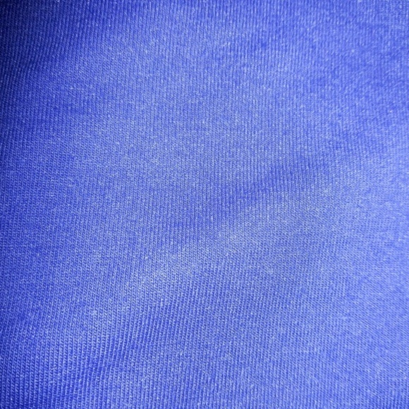 Cold Shoulder Blue Flare Sleeves Embroidered Top - Picture 6 of 6